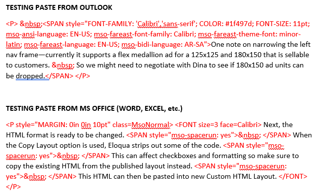 Screenshot of Microsoft copy/paste