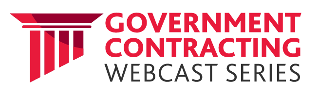 Government Contracting Webcast series logo