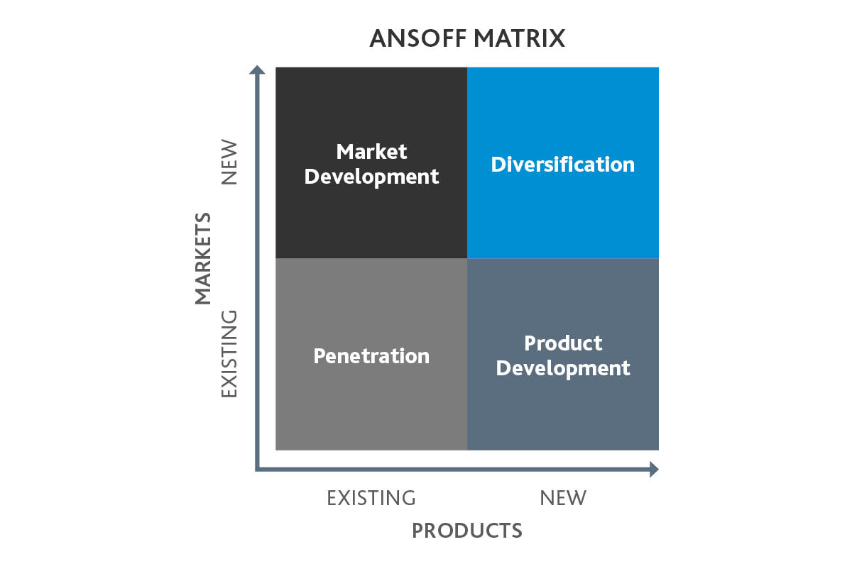 Ansoff Strategic Growth Matrix.
