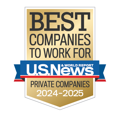 U.S. News & World Report’s Best Private Companies to Work For banner